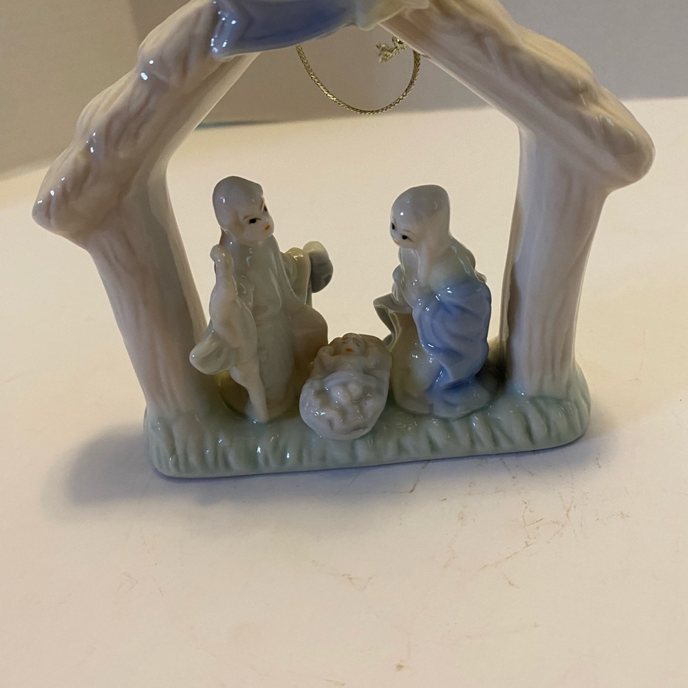 International Bazaar Nativity Baby Jesus, Mary & Joseph Christmas Tree Ornament